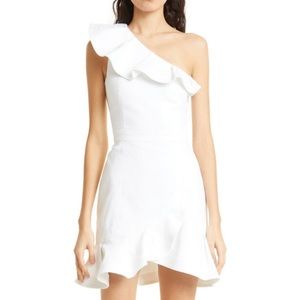 Cinq-A-Sept One Shoulder Dress